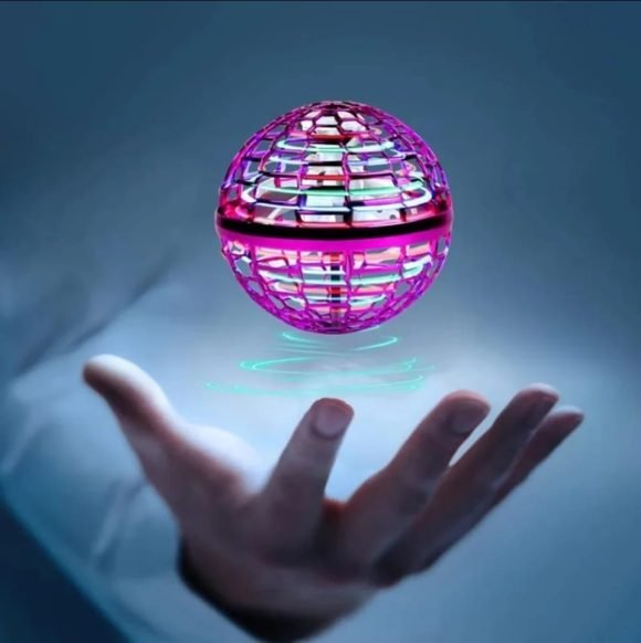 Pelota Voladora con luz led spinner flying - Imagen 4