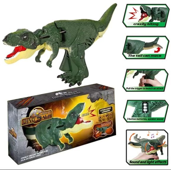Dinosaurio De Juguete Con Movimientos De Cabeza - Imagen 2