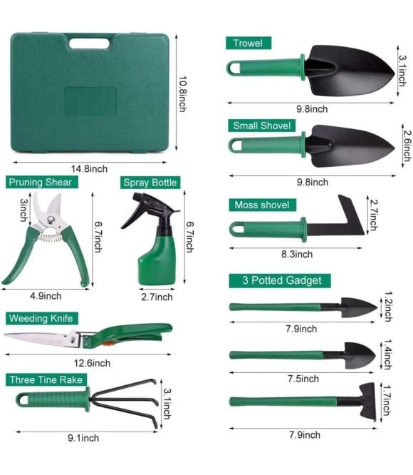 Kit De Herramienta De Jardineria 10 Piezas - Imagen 2