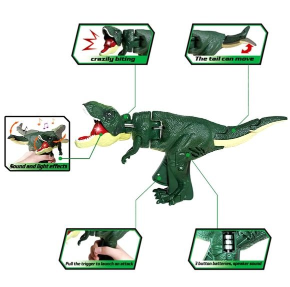 Dinosaurio De Juguete Con Movimientos De Cabeza - Imagen 3