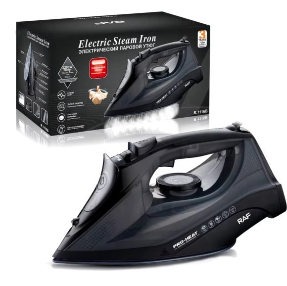 Plancha Vapor Electrica RAF R1116B