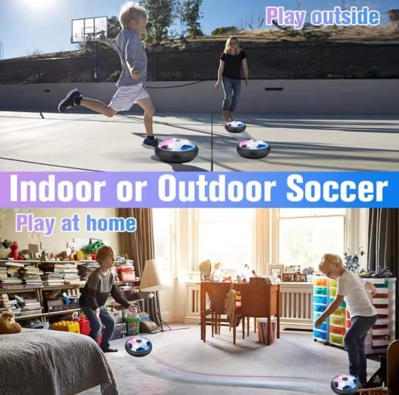 Pelota Deslizante De Futbol Con Luz Led - Imagen 5