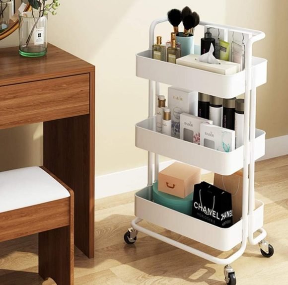 Organizador Con Ruedas Multifuncional Blanco - Imagen 3