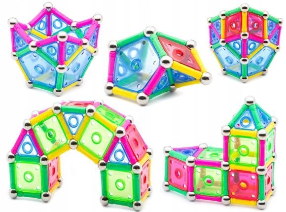 Juego De Bloques Magnéticos 110 Piezas - Imagen 2