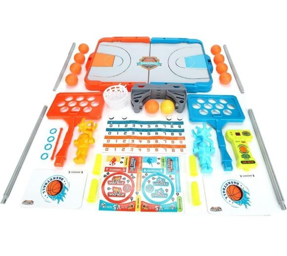 Basquetbol De Mesa Portátil Mini Cancha De Juego - Imagen 5