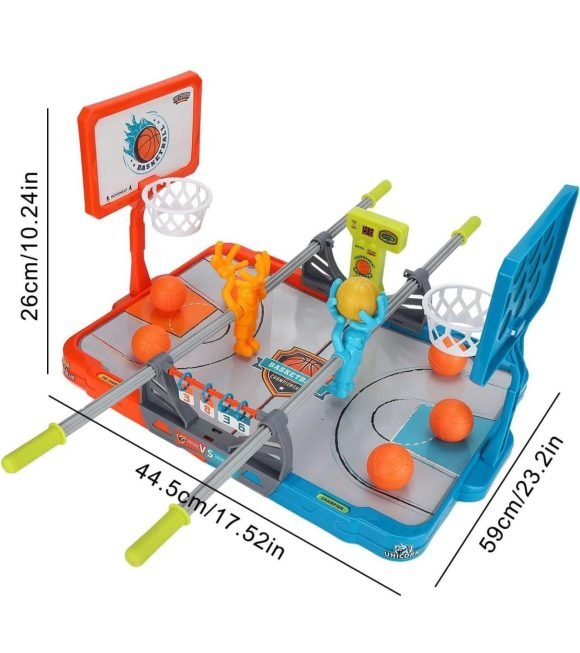 Basquetbol De Mesa Portátil Mini Cancha De Juego - Imagen 2