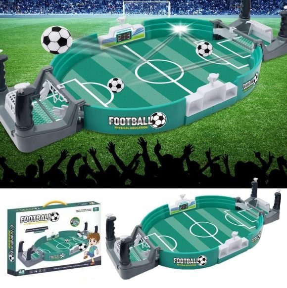 Futbol De Mesa Portátil Mini Cancha De Juego - Imagen 4