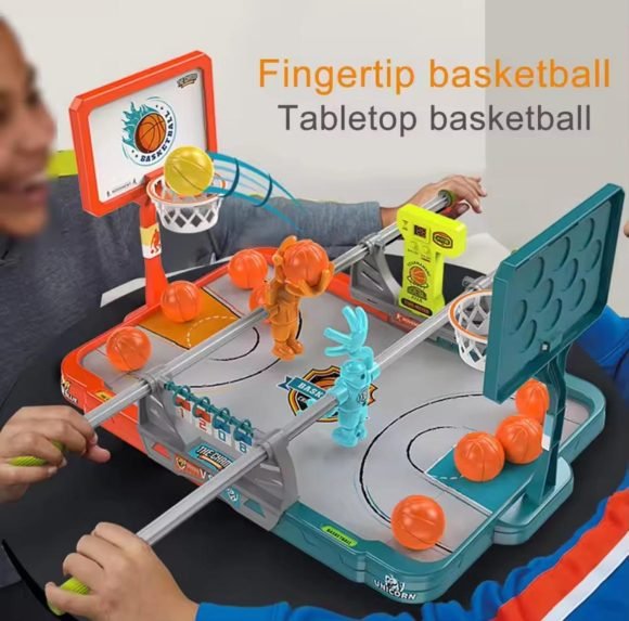 Basquetbol De Mesa Portátil Mini Cancha De Juego - Imagen 3