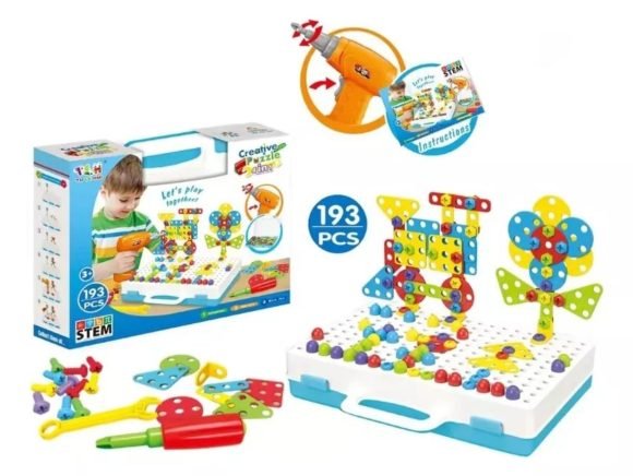 Maleta Interactiva De Herramientas Para Niños 193 Piezas - Imagen 2