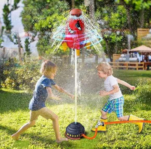 Cohete Lanza Agua Para Niños Juego para Jardín - Imagen 2