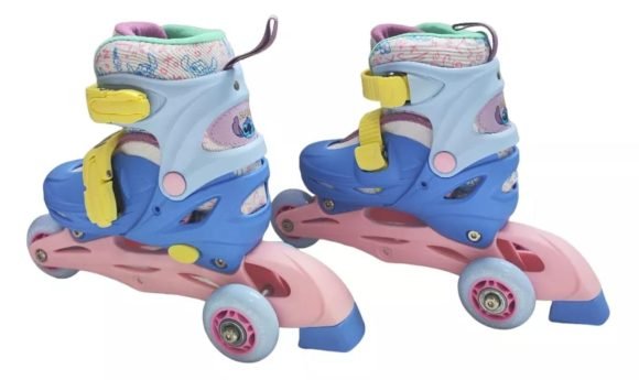 Patines Disney Stitch 3 Ruedas Talla S - Imagen 3