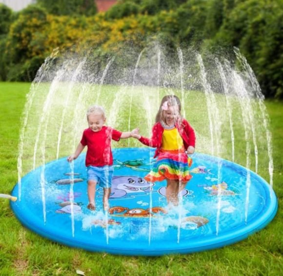 Alfombra Lanza Agua Piscina Niños 170CM - Imagen 2