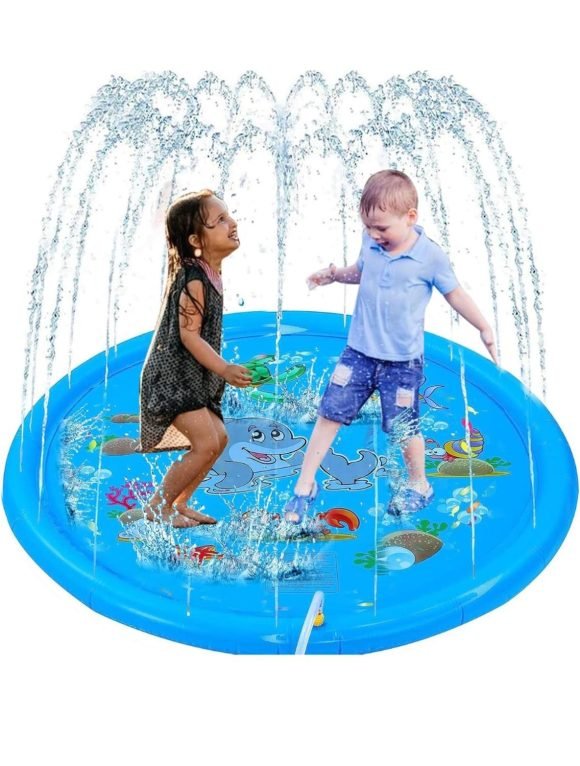 Alfombra Lanza Agua Piscina Niños 170CM