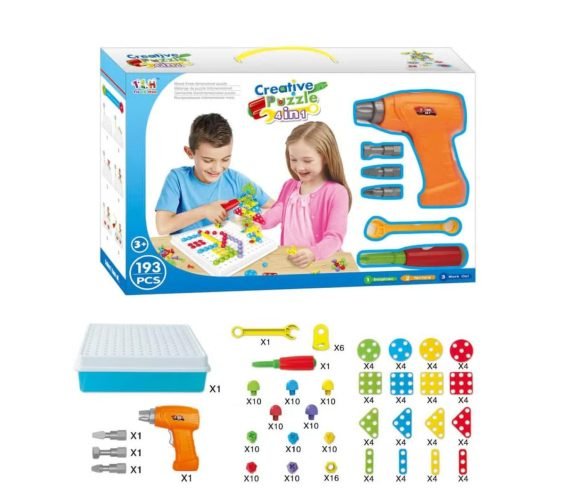 Maleta Interactiva De Herramientas Para Niños 193 Piezas - Imagen 3