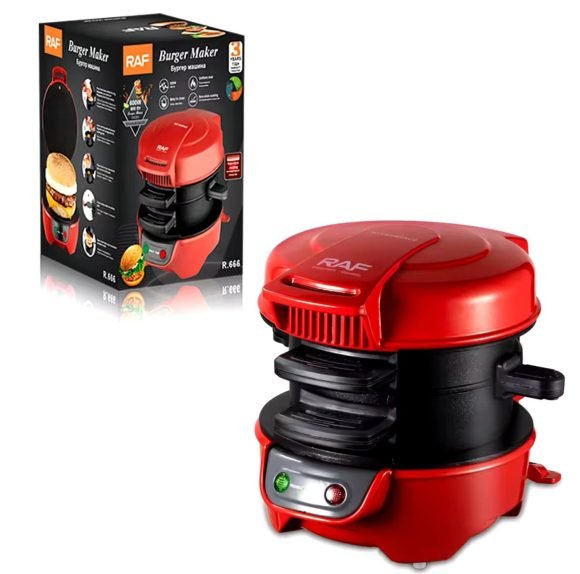 Mini Maquina Para Preparar Hamburguesas 600W