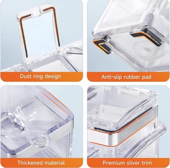 Caja Organizador De Condimentos 4 Compartimientos - Imagen 3