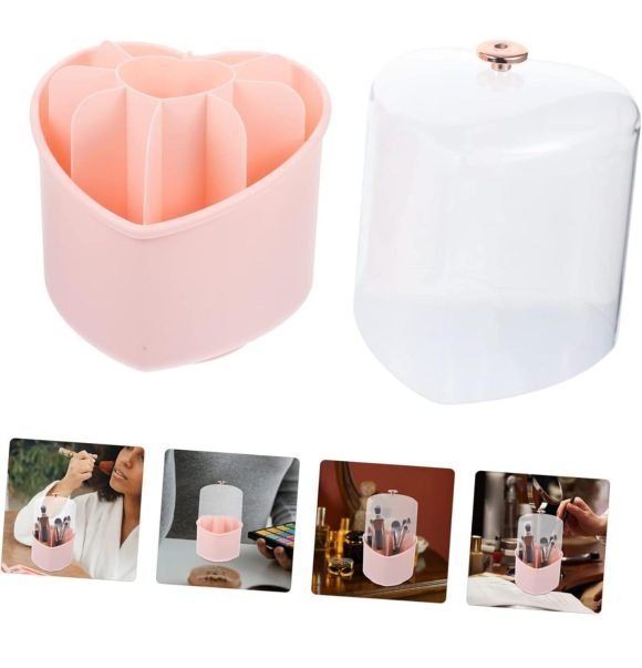Organizador De Cosméticos Y Maquillaje Color Rosado - Imagen 3