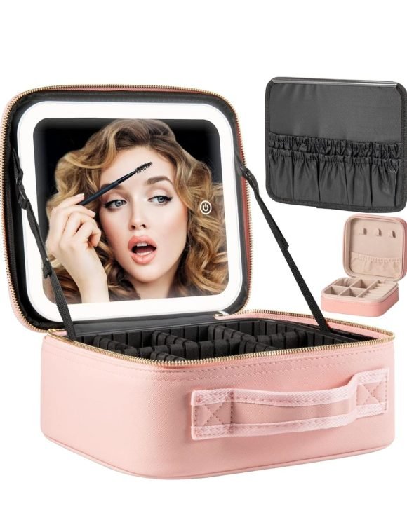 Cosmetiquero Organizador De Maquillaje Con Luz Led - Imagen 5
