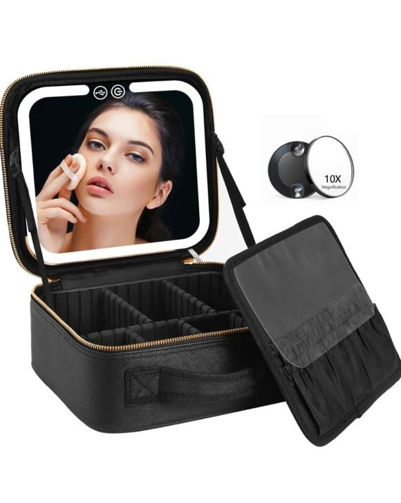 Cosmetiquero Organizador De Maquillaje Con Luz Led
