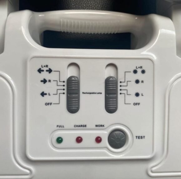 Lampara De Emergencia Recargable Con 2 Focos - Imagen 3