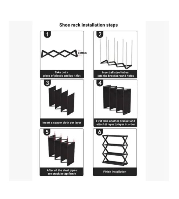 Organizador Zapatos Plegables 4 Niveles - Imagen 4