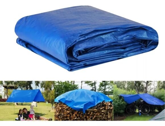 Lona Impermeable Azul Multifuncional 6 x 4 Metros