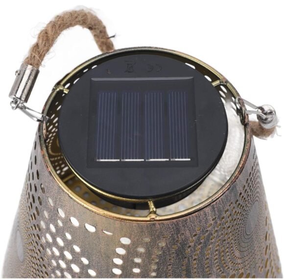 Lampara Solar Colgante Para Exterior - Imagen 3